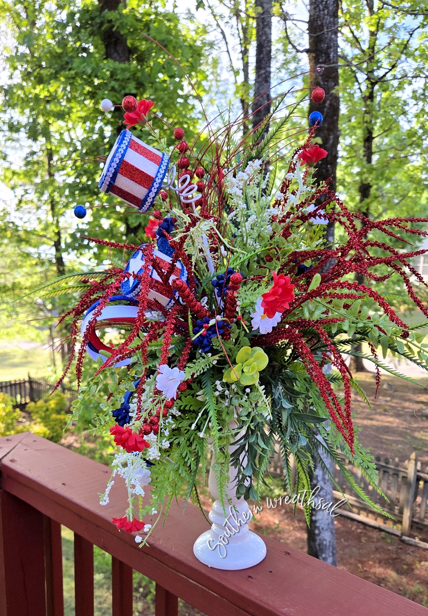 Stars & Stripes Patriotic July 4th Arrangement