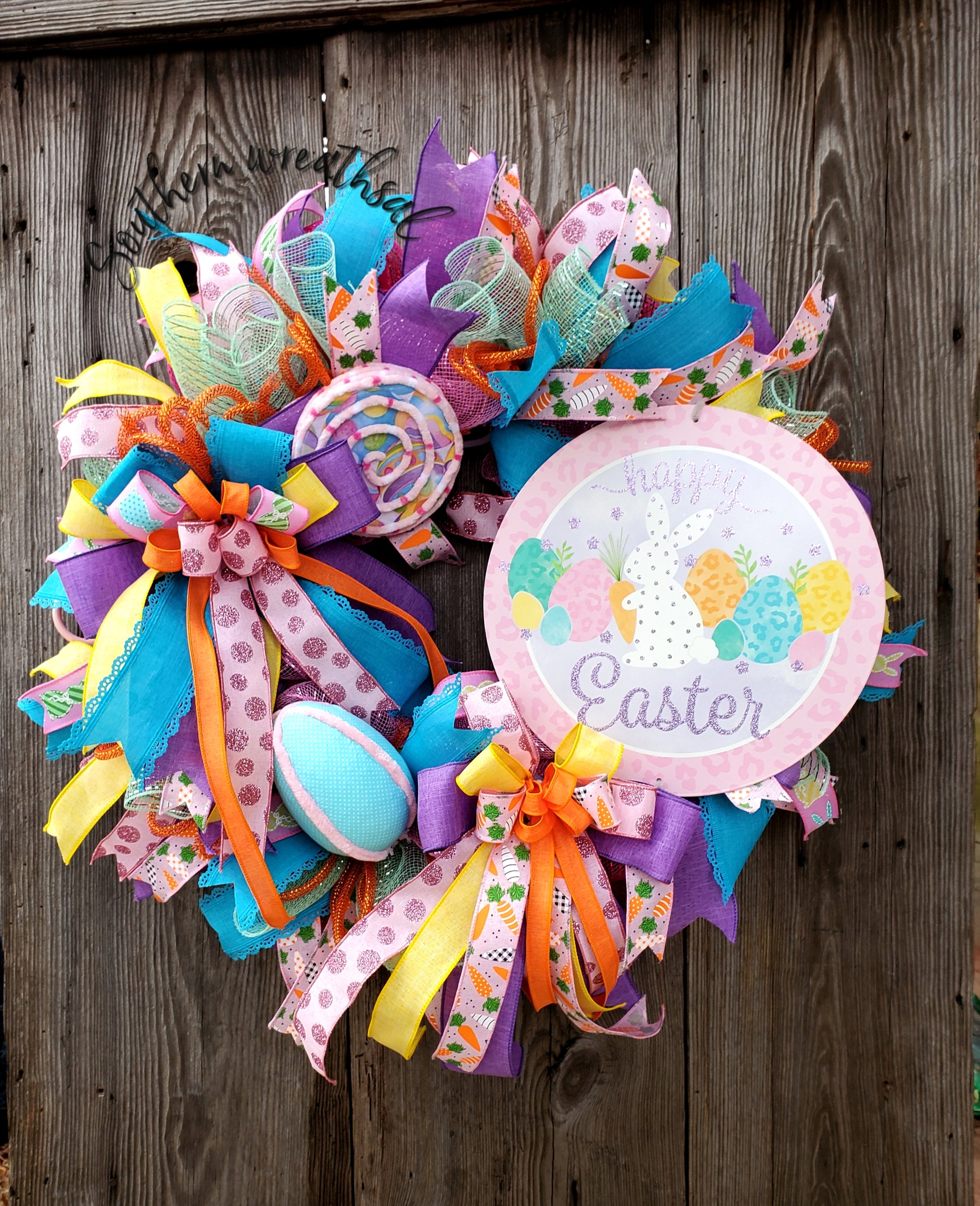 Happy Easter for wreath