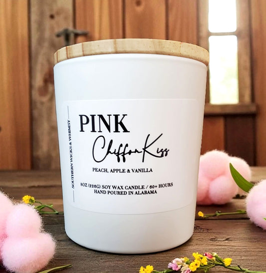 Pink Chiffon Kiss 10oz Soy Candle