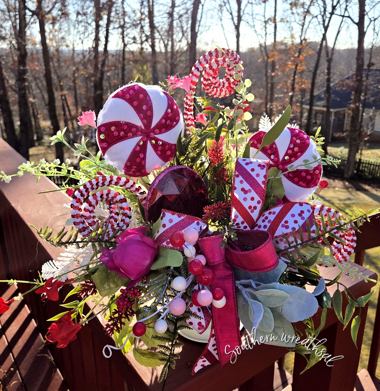 Valentine's Day Deluxe Centerpiece- Jewels and Hearts