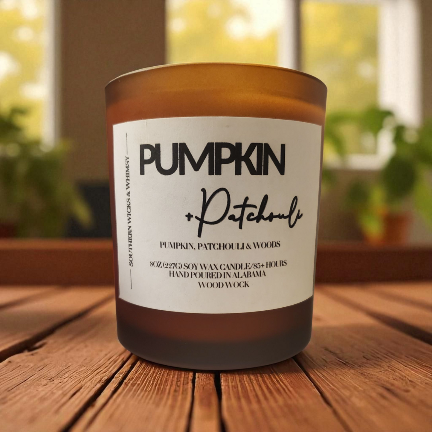 Autumn Harvest Collection- Pumpkin Patchouli Fall Soy Candle 13oz Soy