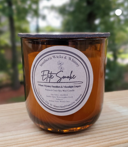 Elite Smoke Candle - The Humidor Room Scent