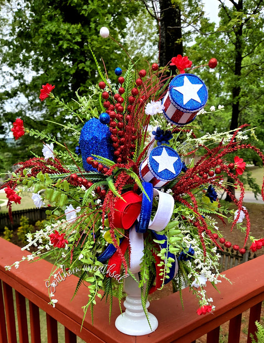 Stars & Stripes Patriotic July 4th Arrangement