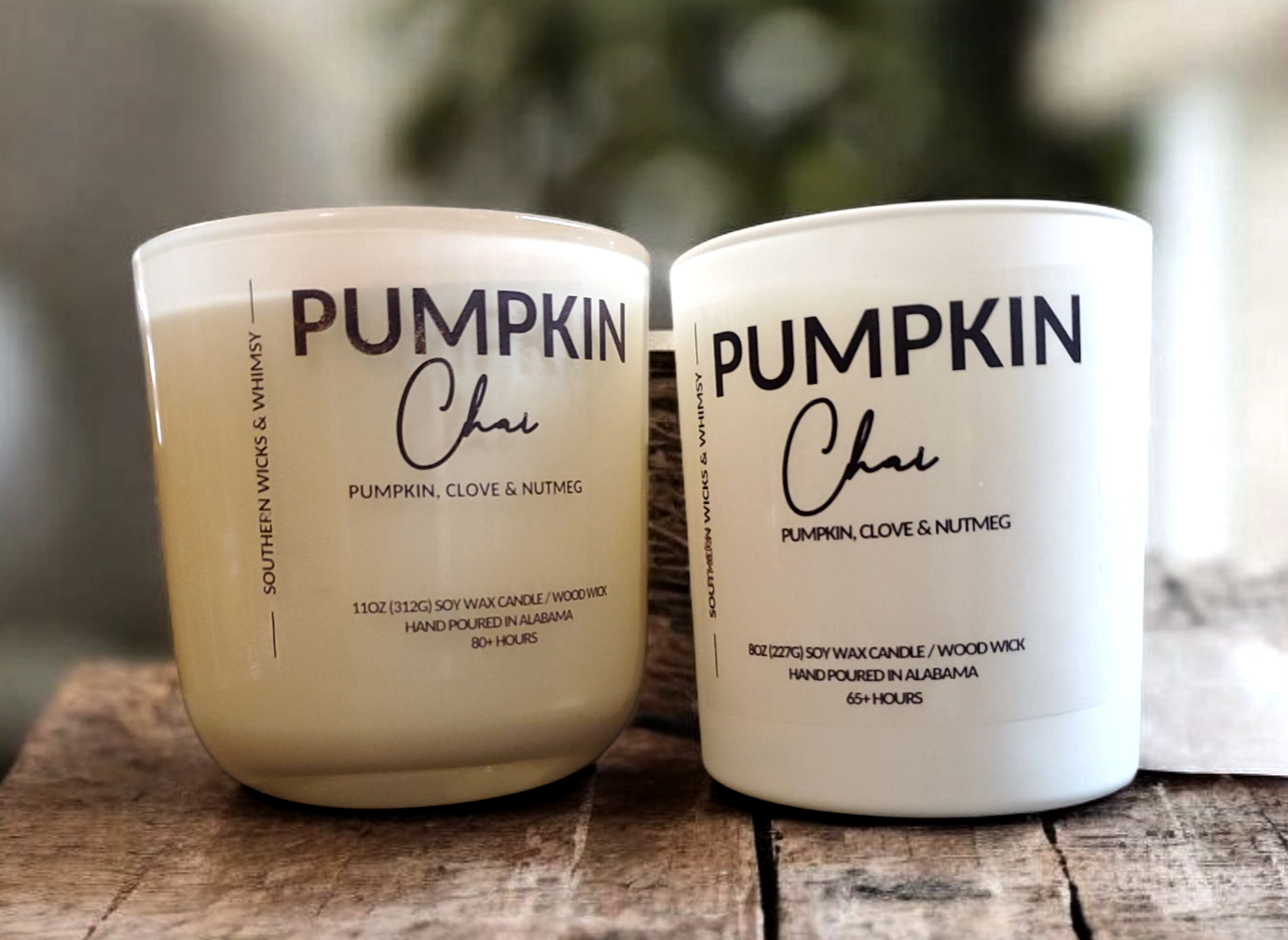 Autumn Harvest Collection -Pumpkin Chai Soy Candle- 11 oz