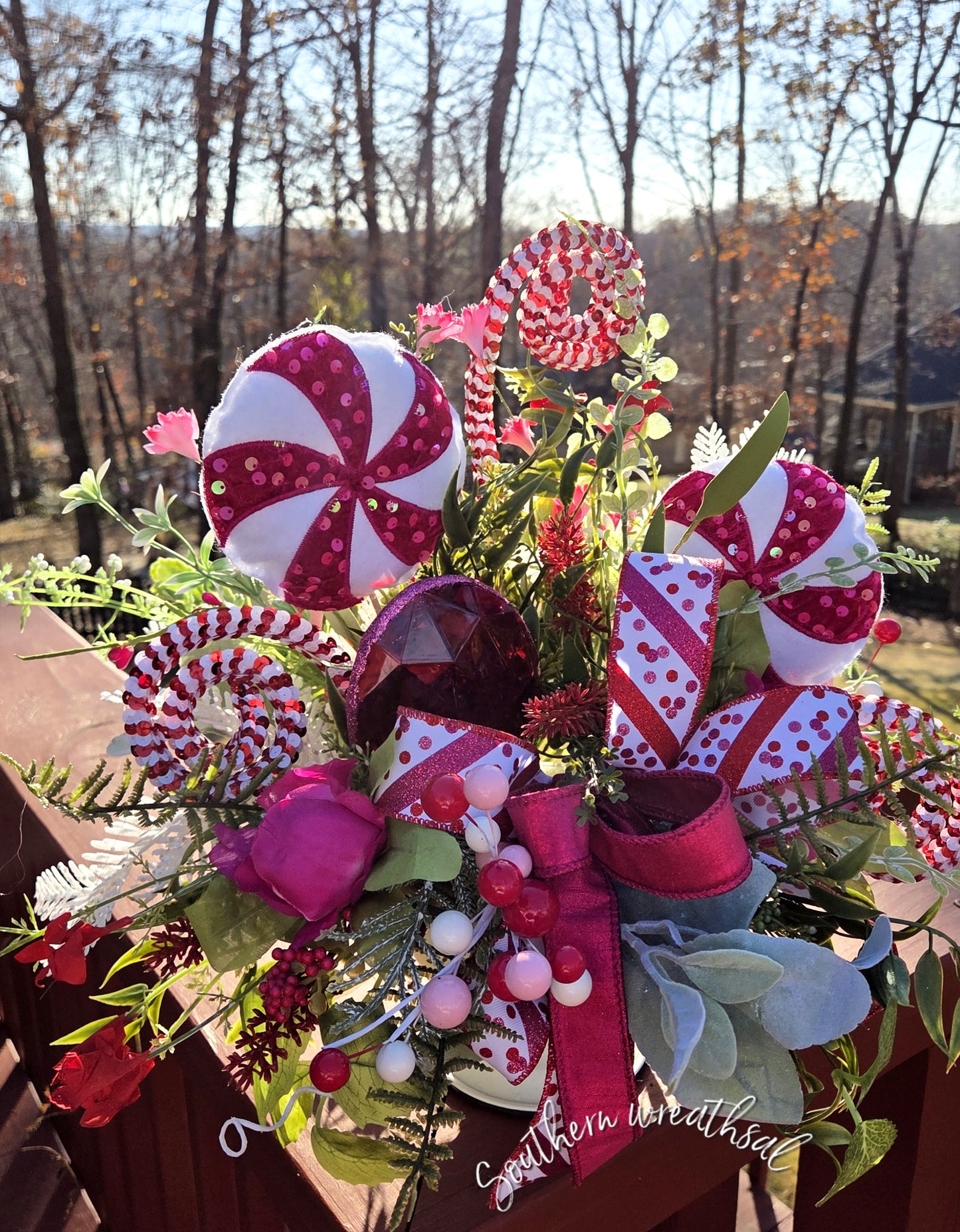 Valentine's Day Deluxe Centerpiece- Jewels and Hearts