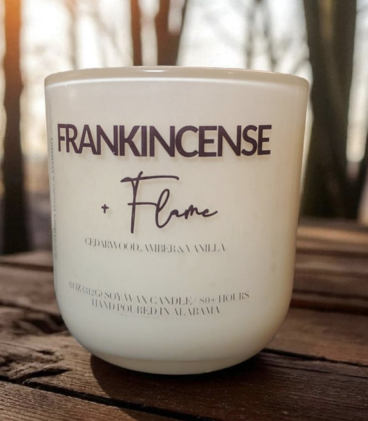 Christmas Collection- Frankincense & Flame Autumn Luxe Soy Candle